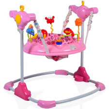 TROTTEUR JUMPER CANGAROO ROSE 6 MOIS