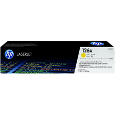 CARTOUCHE TONER HP LASERJET 126A CE312A JAUNE 1000 PAGES