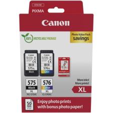 CARTOUCHE D'ENCRE CANON PG-575XL-576XL 4 COULEURS 300-400 PAGES PACK DE 2