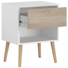 TABLE DE CHEVET AALBORG BLANC CHENE