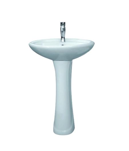 LAVABO COLONNE AGATE BLANC