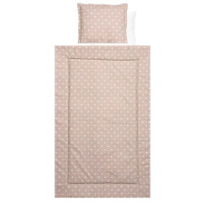 PARURE DE LIT LORELLI CROWN LATTEE 4PCES