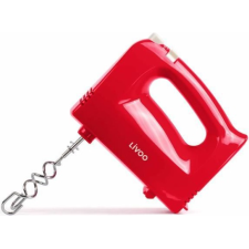 BATTEUR ELECTRIQUE LIVOO 200 WATTS 2 PETRISSEURS 5 VITESSES-ROUGE