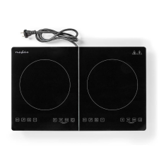PLAQUE A INDUCTION NEDIS KAIP124CBK2 2 FOYERS 3500W NOIR