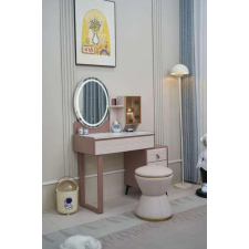 COIFFEUSE LED AVEC FAUTEUIL 901 3 TIROIRS + 1 MIROIR PIN MASSIF