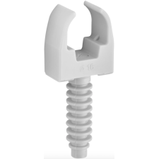 SACHET DE 10 CLIPS + CHEVILLES DEBFLEX 709070 - Ø 16 MM - GRIS