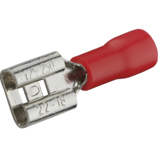 10 CLIPS FEMELLE PRÉ-ISOLÉS DEBFLEX 711042 - 6.3 X 0.8 MM - ROUGE