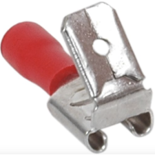 10 CLIPS MÂLE-FEMELLE PRÉ-ISOLÉS DEBFLEX 711055 6.3 X 0.8 MM - ROUGE