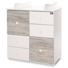 COMMODE A LANGER LORELI BLANC-ARTWOOD