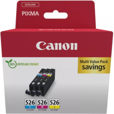 RESERVOIR D'ENCRE CANON PIXMA CLI-526 TRICOLORE 9ML  PACK DE 3