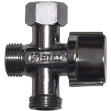 ROBINET D ARRET DROIT OLIVE-3 VOIES