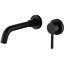 MITIGEUR LAVABO ENCASTRE SHELL NOIR