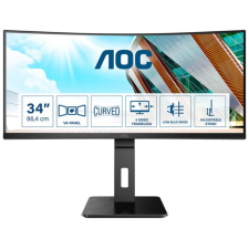 ECRAN INCURVE LED AOC CU34P2A NOIR 34 POUCES 21:9 3440X1440 VA 100HZ