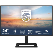 ECRAN LED PHILIPS 24E1N1300AE/00 NOIR 24 POUCES FULL HD 1MS 100HZ USB-C