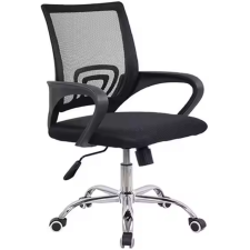 CHAISE BUREAU 4005 ROTATION 360° NOIRE