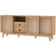 BUFFET MALANG 3 PORTES C ET 2 TIROIRS OAK