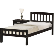 LIT EN BOIS COLA AVEC SOMMIER 90X190CM