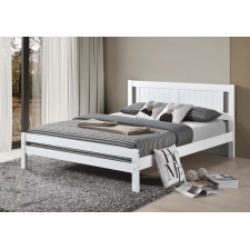 LIT LYRA EN BOIS D’HEVEA BLANC 140X190CM
