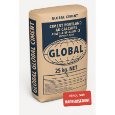 SAC DE CIMENT GLOBAL 42.5 25KG