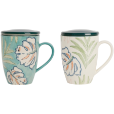 LOT DE 2 TISANIERES A FILTRE TROPIC'ART 30CL