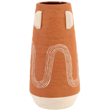 VASE MADERIA TERRACOTA 10x20CM