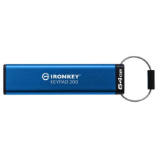 CLE USB KINGSTON 64GO IRONKEY KEYPAD 200
