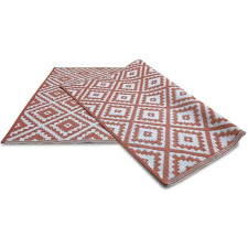 TAPIS D EXTERIEUR TERRE JARDIN 180X280 TERRACOTTA