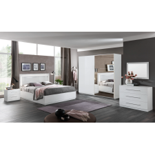 CHAMBRE A COUCHER COMPLETE STAR 140X190 BLANC