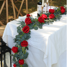 GUIRLANDE DE FLEURS ARTIFICIELLES 190CM COULEURS ASSORTIES