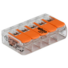BORNE À LEVIERS COMPACTES DEBFLEX 704913 5 CONDUCTEURS