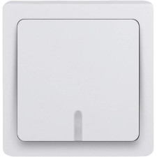 BOUTON POUSSOIR DEBFLEX 746804 BLOK AVEC VOYANT BLANC