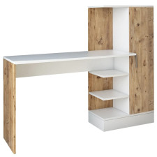 BUREAU CT2 AW BLANC ET BOIS CLAIR