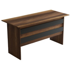 BUREAU VO1 BA GRIS ET BOIS FONCÉ