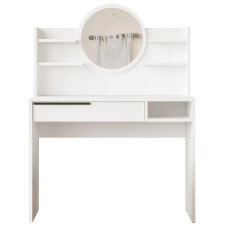 COIFFEUSE ON28W AVEC MIROIR BLANCHE