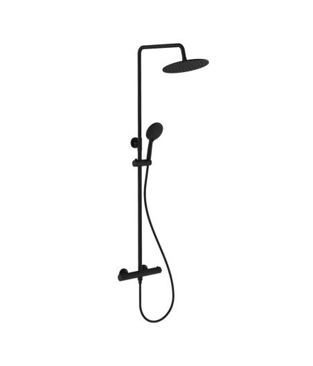 COLONNE DE DOUCHE THERMOSTATIQUE GO!2 NOIR MAT