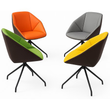 CHAISE DE TABLE 923 ASSORTIES GRIS/JAUNE/VERT/ORANGE