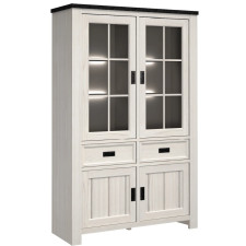 VITRINE MICHIGAN NOIRE BLANCHE