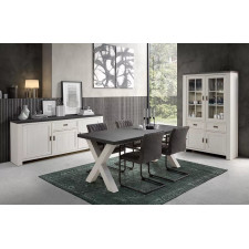 TABLE A MANGER MICHIGAN NOIRE BLANCHE