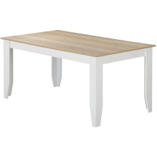 TABLE A MANGER BIANCA - AF 6111 BLANC - BOIS CLAIR