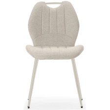CHAISE MULI - 19051 EN TISSU BEIGE