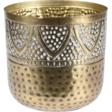 VASE DÉCORATIF STY MÉTAL DORÉ