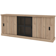 BUFFET JUMBO PAPIER DECOR OAK JACKSON NOIR