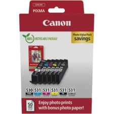 CARTOUCHE D'ENCRE CANON PGI-530/CLI-531 8.2ML x 5/ 18.5 ML PACK DE 6