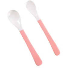 SET CUILLERE 2 PIECES ROSE