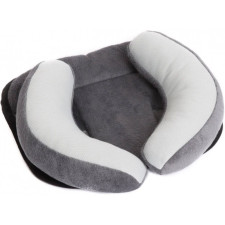 COUSSIN SUPPORT DE TETE GRIS