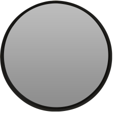 MIROIR ROND EN BOIS D40CM NOIR