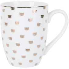 MUG MIAOU 35CL BLANC ET DORE
