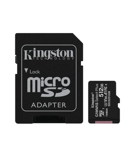 ACCESSOIRES KINGSTON 512GB MICSDXC CANVAS SELECTPLUS
