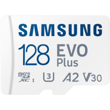 CARTE MEMOIRE FLASH SAMSUNG EVO PLUS 128GO AVEC ADAPTATEUR SD CLASSE 10
