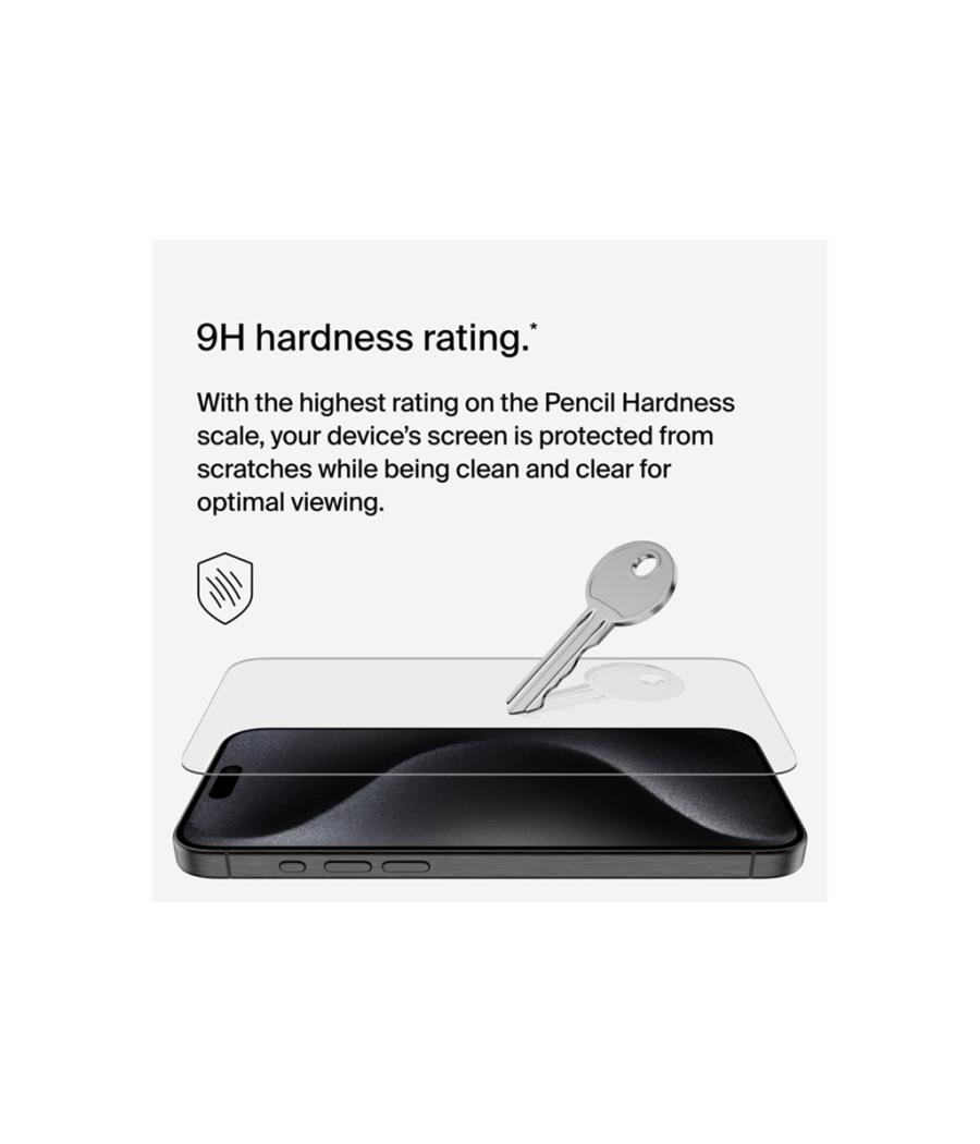 Pack De Verres Trempés 9H Pour IPhone 15 Et 15 Pro - Protection Anti-choc/rayures - Neuf